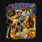 2025 Sturgis Motorcycle Rally #1 Ghost Rider  Black Hooded Sweat Shirt