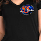 2025 Sturgis Motorcycle Rally Rally Logo Black Ladies Tee