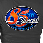 2025 Sturgis Motorcycle Rally Rally Logo Charcoal Ladies Tee