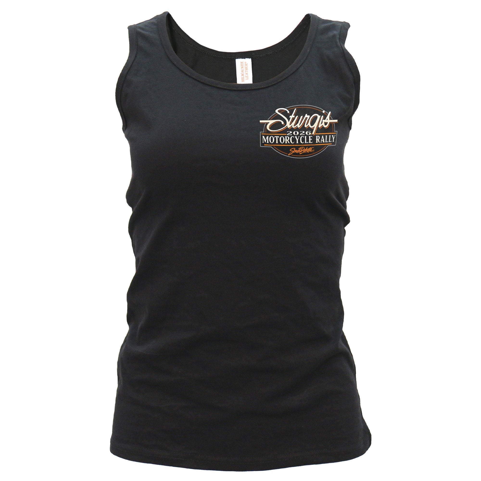 2026 Sturgis Motorcycle Rally Attractions Ladies Black Tank Top SPL2898