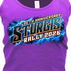 2026 Sturgis Motorcycle Rushmore Ladies Purple Tank Top SPL2904