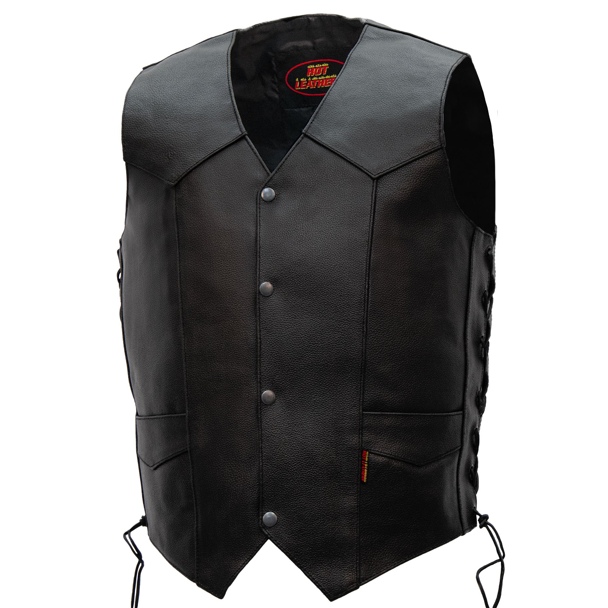 VEST M W/ SIDE LACE – Hot Leathers