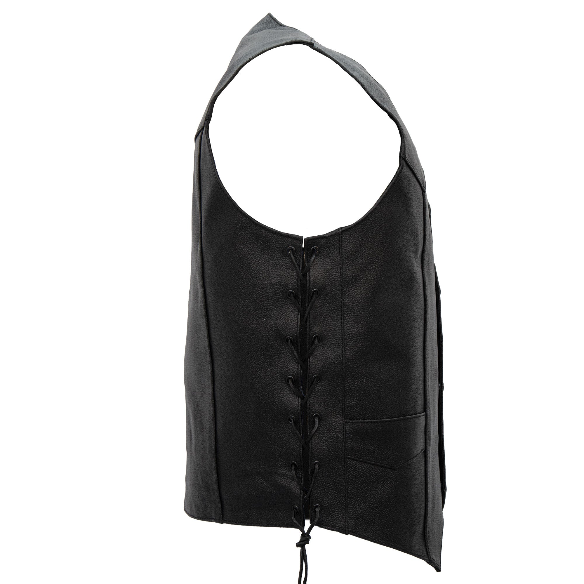 Hot Leathers VSM1022 Men's Motorcycle Black 'Conceal and Carry' Leathe