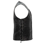 Hot Leathers VSM1030 Men's Black Motorcycle 'Conceal and Carry' Leather Biker Vest