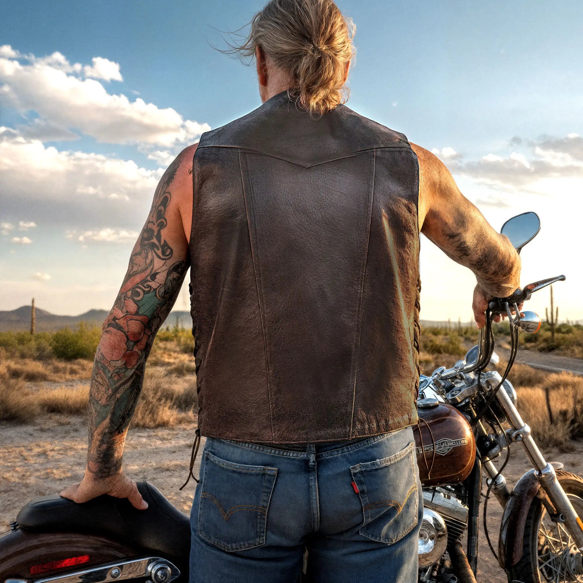 VEST M TEN POCKET HEAVY CC – Hot Leathers
