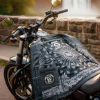 Hot Leathers VSM1049 Men's Black 'Paisley' Motorcycle Club style Conceal and Carry Leather Biker Vest