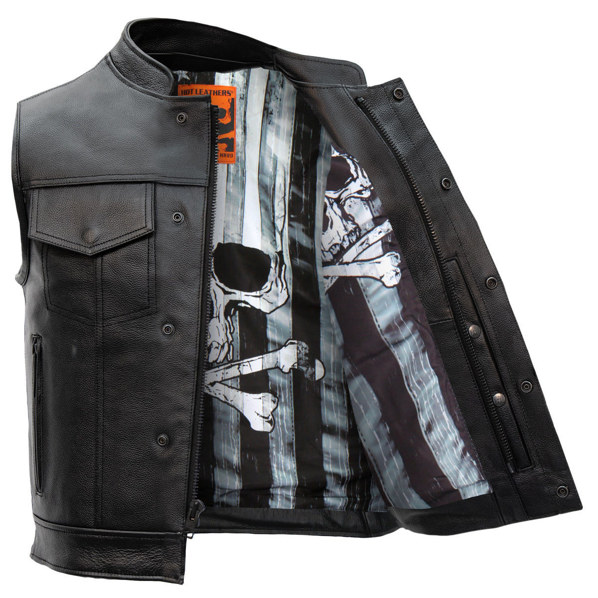 One Stop Biker Shop Men's Swat Leather Vest - CLEARANCE – Wei's Western Wear One Stop Biker Shop Men's Swat Leather Vest - CLEARANCE – Wei's Western Wear