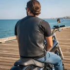 Hot Leathers VSM5005 Men's USA Made Buffalo Nickel Snap Premium Leather Motorcycle Biker Vest