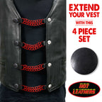 VXA1003- 4 PC SET VEST EXT FIRE RED RED 4