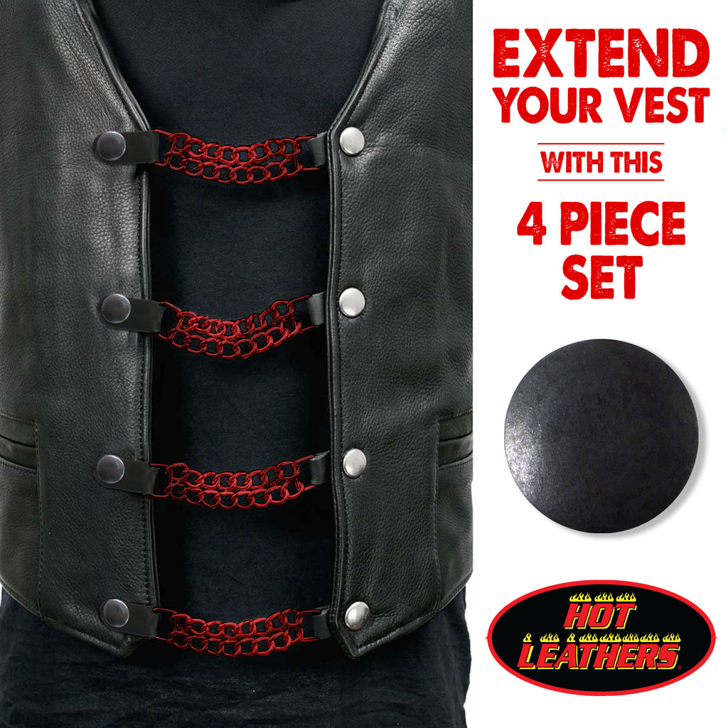VXA1007- 4 PC SET VEST EXT CANDY RED RED 4