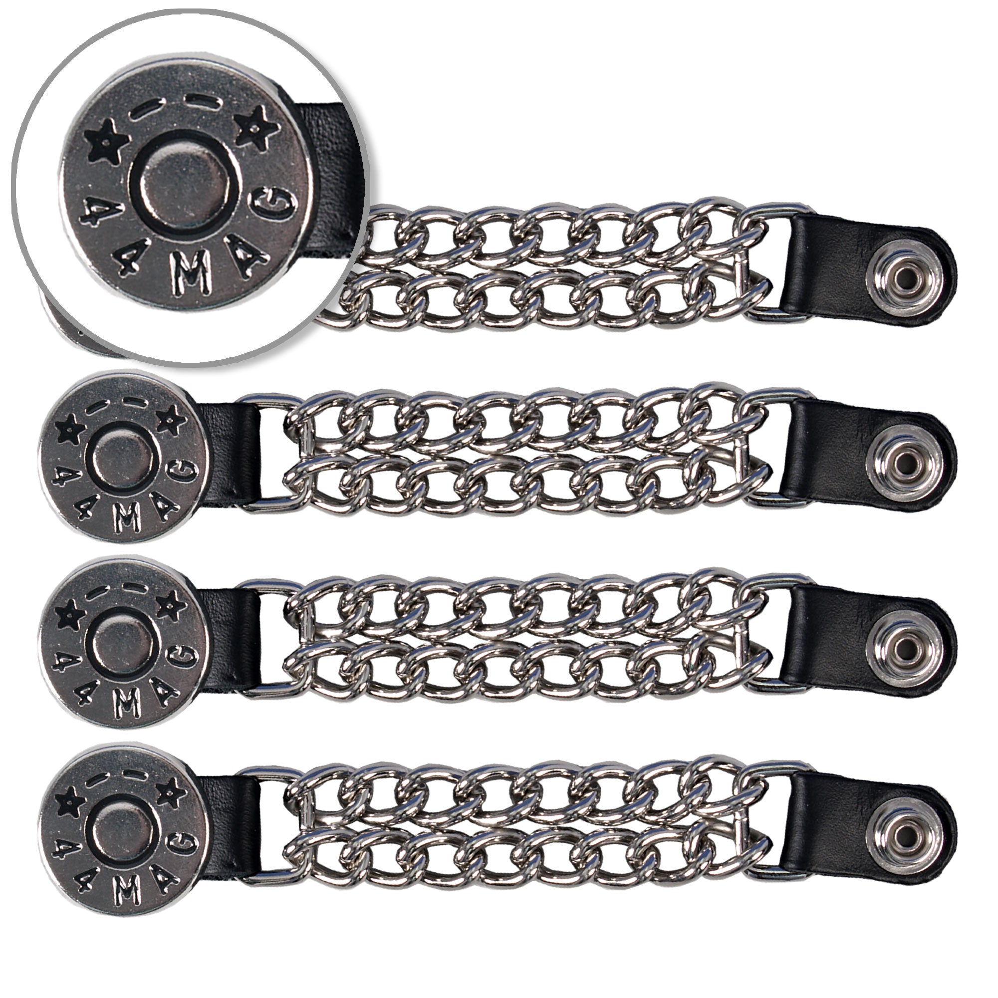 VXC1003- 4 PC SET VEST EXT 44 MAGNUM SILVER 4