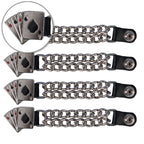 VXC1009- 4 PC SET VEST EXT 4 ACES SILVER 4