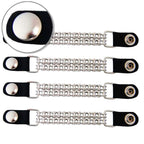 VXC1012- 4 PC SET VEST EXT BIKE CHAIN SILVER 4