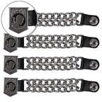 VXC1021- 4 PC SET VEST EXT POW/MIA SILVER 4