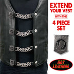 VXC1021- 4 PC SET VEST EXT POW/MIA SILVER 4