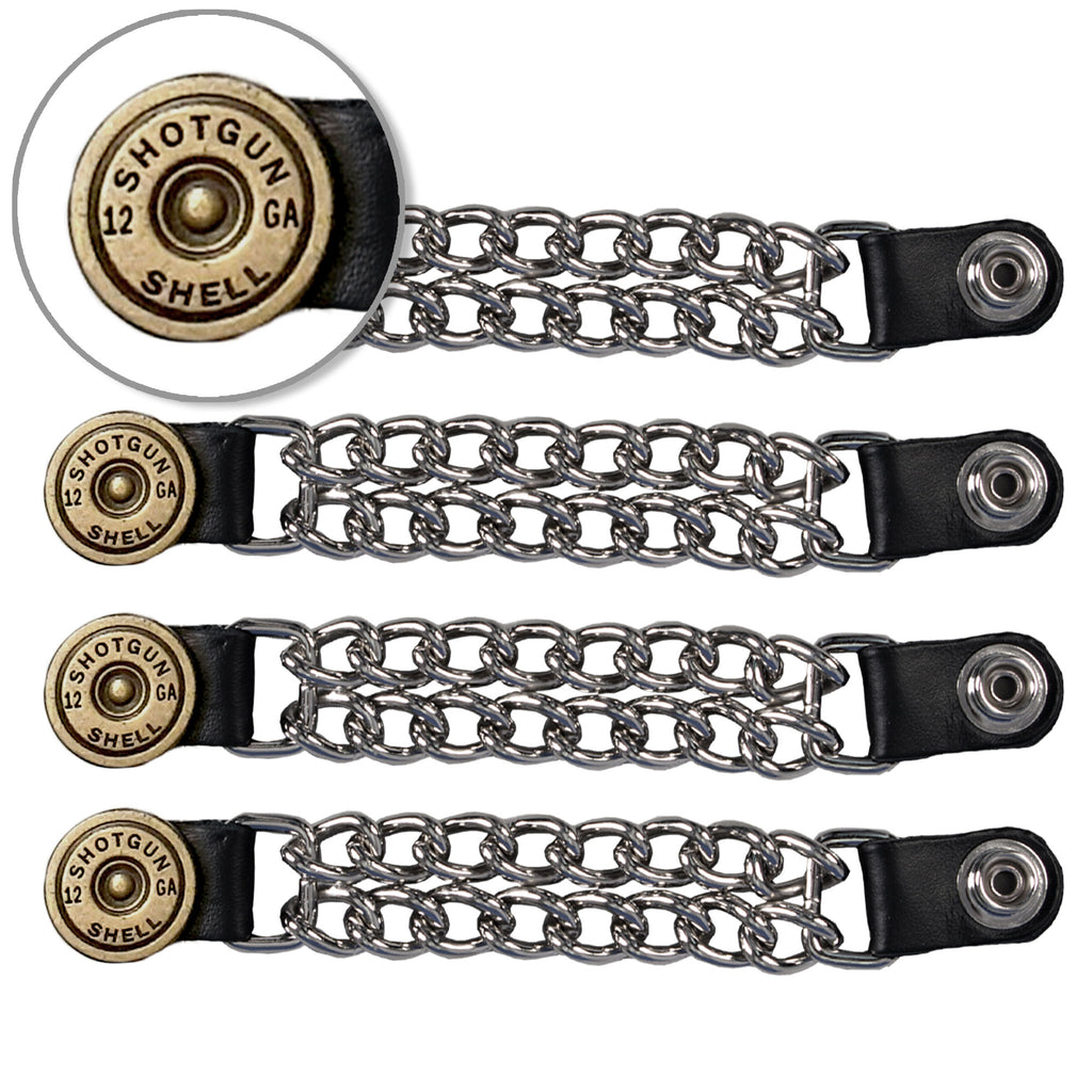 VXC1034- 4 PC SET VEST EXT 12 G SHOTGUN SHELL SILVER 4