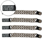 VXC1039- 4 PC SET VEST EXT FUCK AROUND FIND OUT SILVER 4