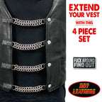 VXC1039- 4 PC SET VEST EXT FUCK AROUND FIND OUT SILVER 4