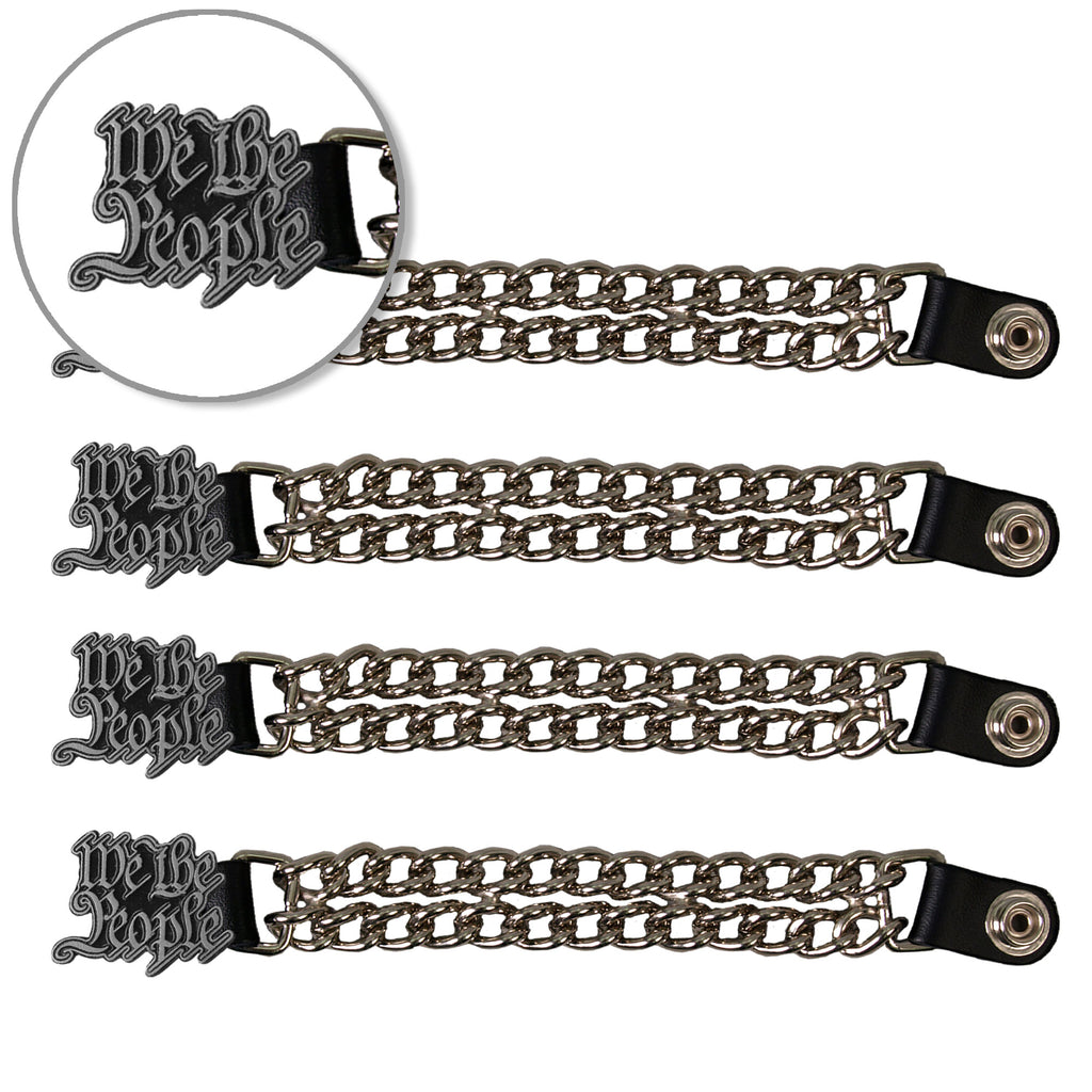 VXC1040- 4 PC SET VEST EXT WE THE PEOPLE SILVER 4