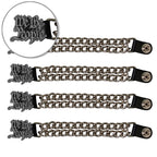 VXC1040- 4 PC SET VEST EXT WE THE PEOPLE SILVER 4