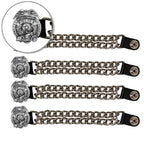 VXC1041- 4 PC SET VEST EXT POLICE SILVER 4