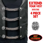 VXC1041- 4 PC SET VEST EXT POLICE SILVER 4