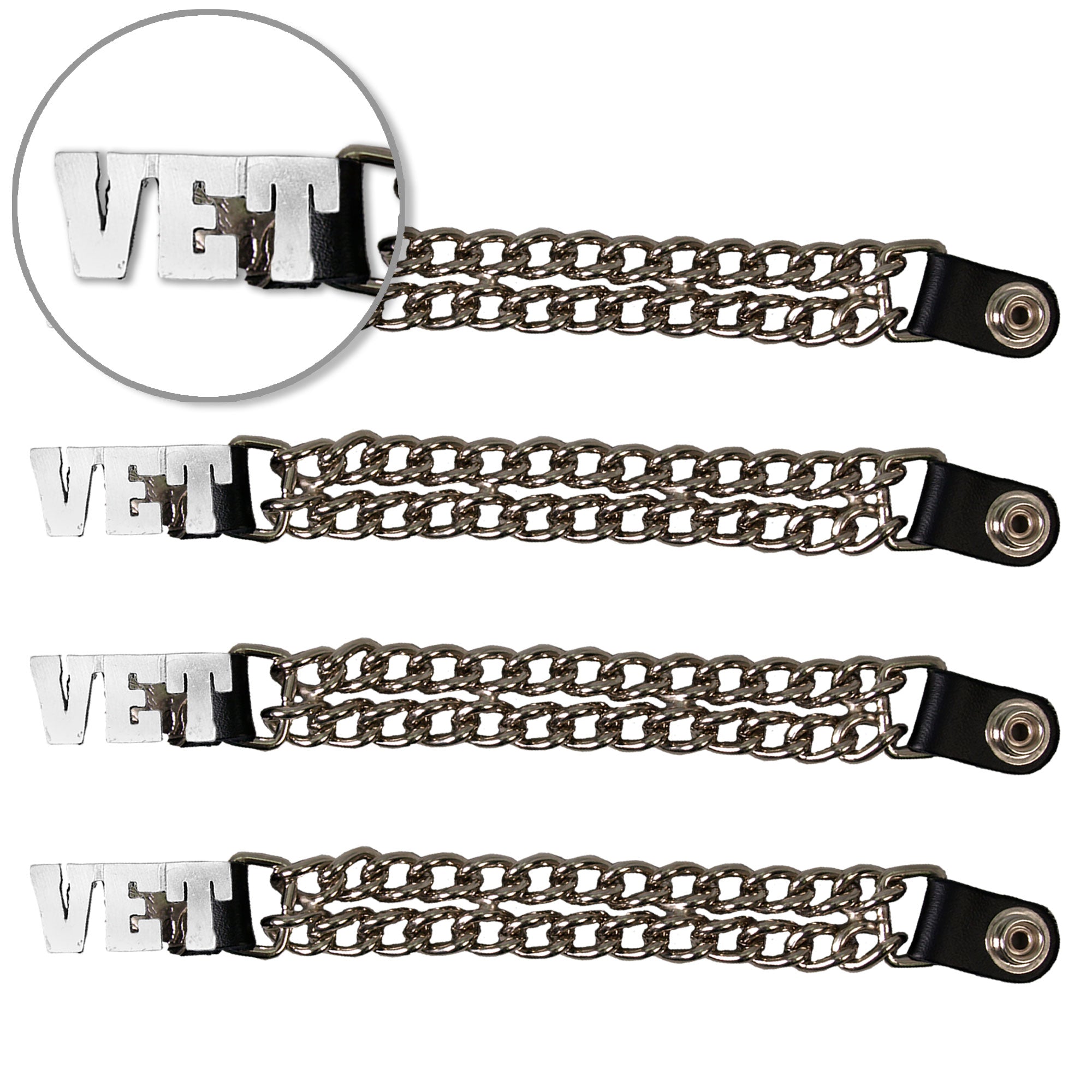 VXC1043- 4 PC SET VEST EXT VET SILVER 4