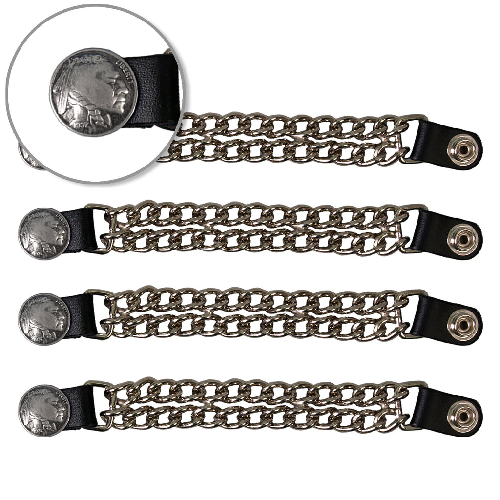 VXC2005- 4 PC SET VEST EXT INDIAN HEAD SILVER 6
