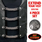VXC2005- 4 PC SET VEST EXT INDIAN HEAD SILVER 6