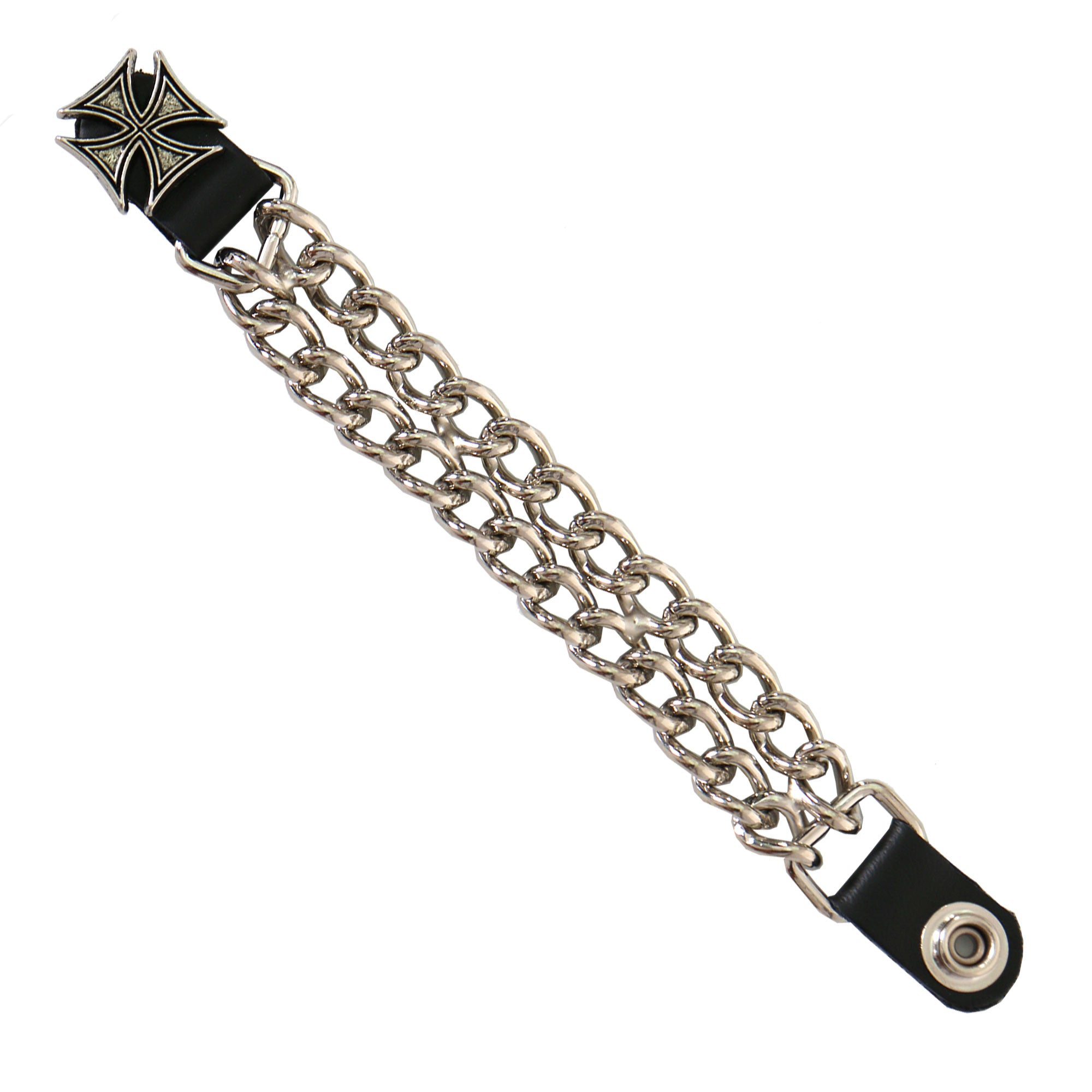 Hot Leathers Vest Extenders Iron Cross Silver 6 VXC2007