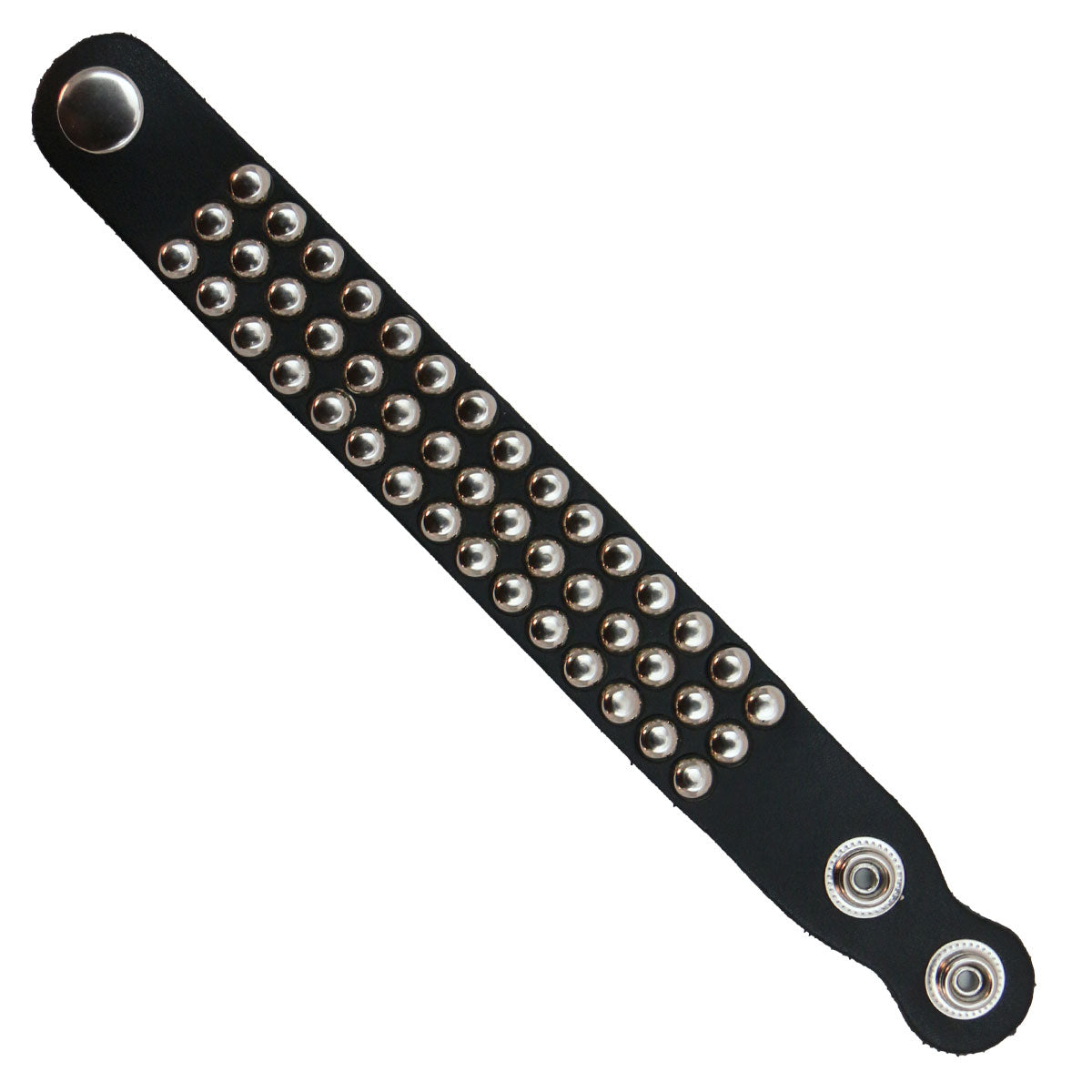 Hot Leathers Leather Wrist Band with Studs