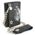 Hot Leathers Tribal Eagle Tri-fold Wallet