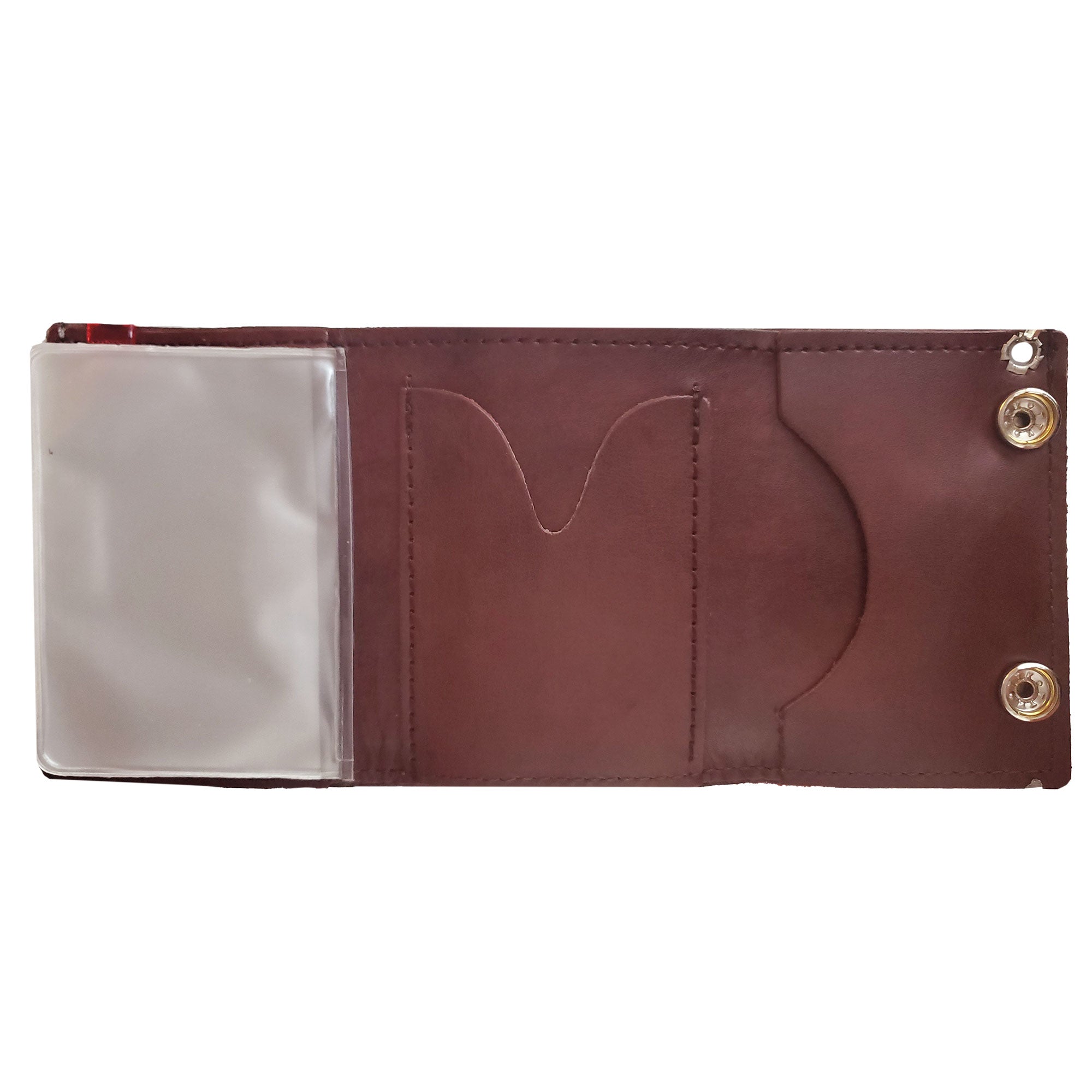 WALLET PLAIN TRIFOLD W/CHAIN – Hot Leathers