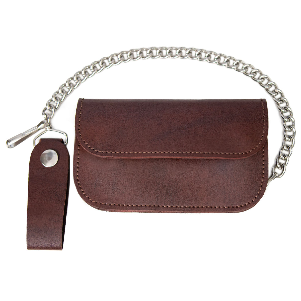 Hot Leathers WLF1004 Bifold  3 pocket Crazy Horse  Brown Wallet