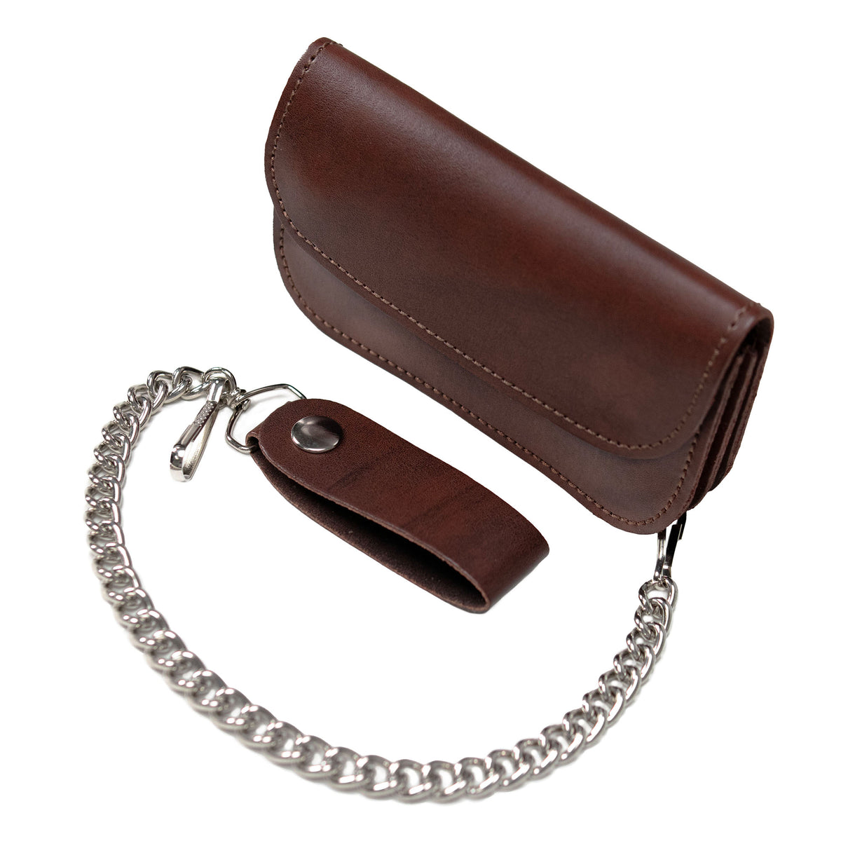 Hot Leathers WLF1004 Bifold  3 pocket Crazy Horse  Brown Wallet