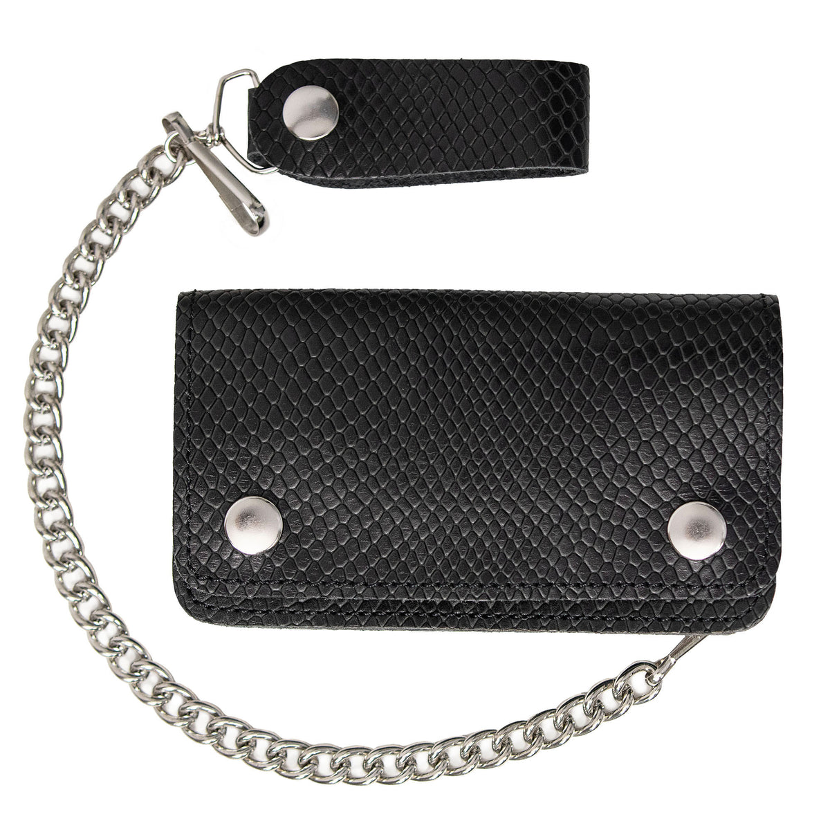 Hot Leathers WLF1009 Bifold Black Diamond  Wallet