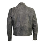 Milwaukee Leather LKM17001 Men's Classic Distressed Gray Motorcycle Leather Riders Jacket