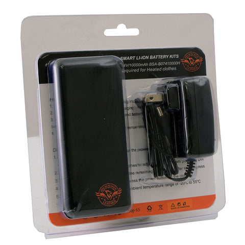 Milwaukee Leather and Nexgen Heat BATTERYHOD74 Universal Battery Pack for Hoodies