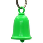 Milwaukee Leather MLB9168 Neon Green Motorcycle Good Luck Bell w/ Key Ring-Key Chain Accessory for Bikers