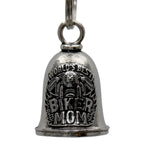 Milwaukee Leather MLB9077 Biker Mom Motorcycle Good Luck Bell w/ Key Ring-Key Chain Accessory for Bikers