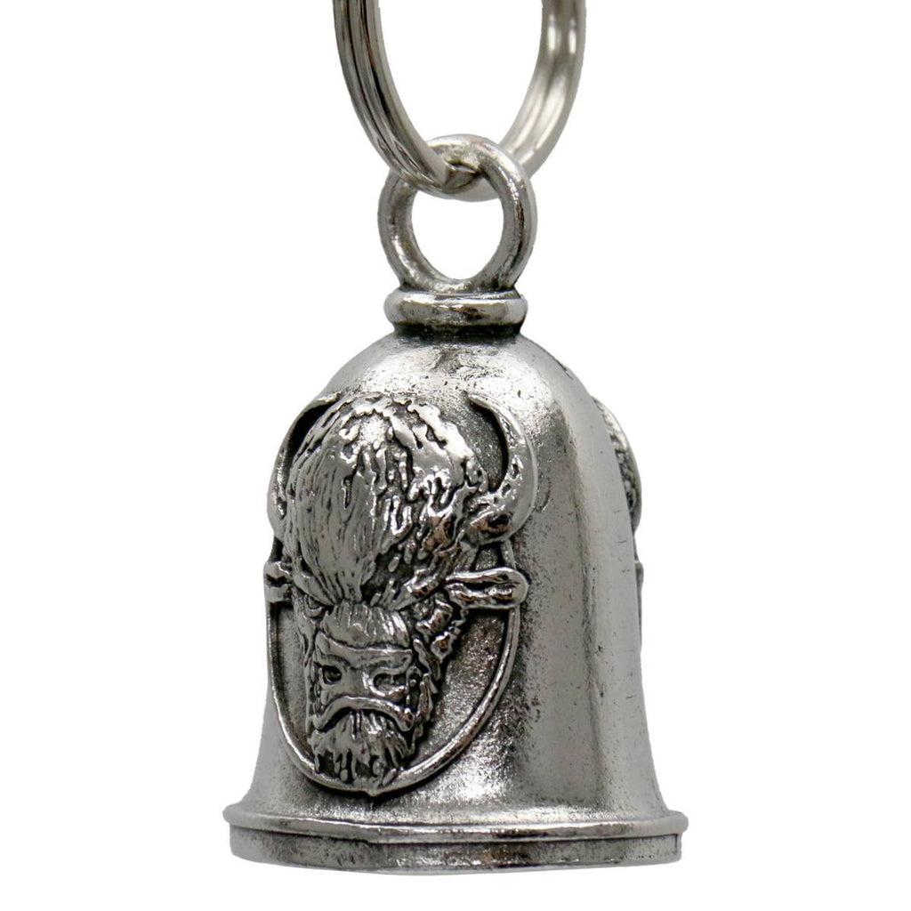 Milwaukee Leather MLB9081 Buffalo Crazy Motorcycle Good Luck Bell w/ Key Ring-Key Chain Accessory for Bikers
