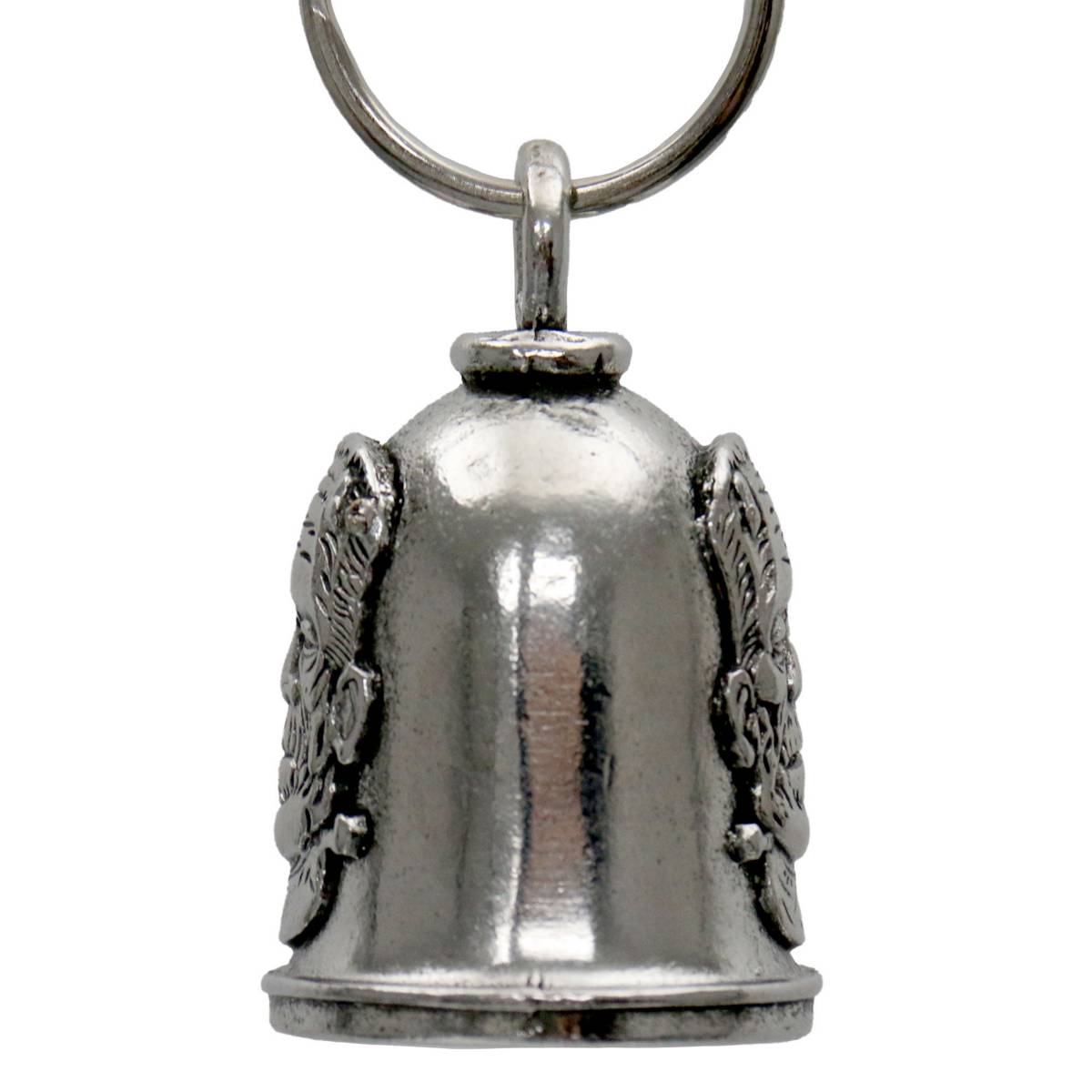 Milwaukee Leather MLB9103 Frankie Motorcycle Good Luck Bell w/ Key Ring-Key Chain Accessory for Bikers