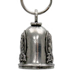 Milwaukee Leather MLB9112 Jesus Motorcycle Good Luck Bell w/ Key Ring-Key Chain Accessory for Bikers