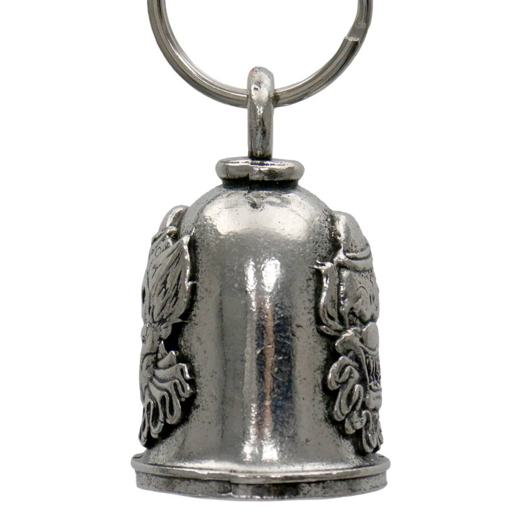 Milwaukee Leather MLB9113 Killa Clown Motorcycle Good Luck Bell w/ Key Ring-Key Chain Accessory for Bikers