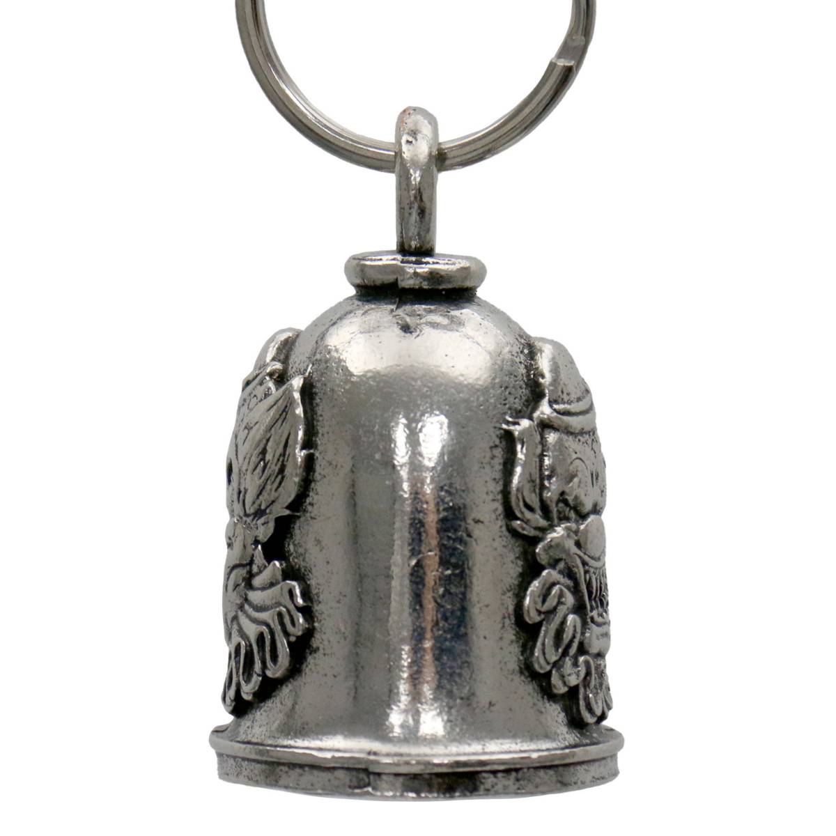 Milwaukee Leather MLB9113 Killa Clown Motorcycle Good Luck Bell w/ Key Ring-Key Chain Accessory for Bikers