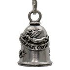 Milwaukee Leather MLB9124 Never Ride Faster Motorcycle Good Luck Bell w/ Key Ring-Key Chain Accessory for Bikers