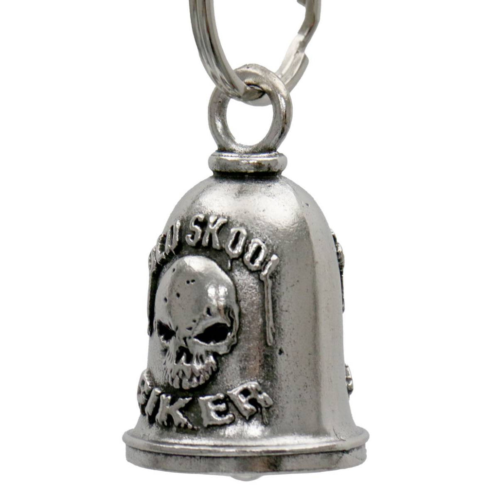 Milwaukee Leather MLB9126 Old School Biker Motorcycle Good Luck Bell w/ Key Ring-Key Chain Accessory for Bikers