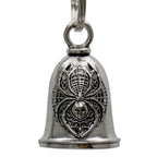 Milwaukee Leather MLB9141 Spider Motorcycle Good Luck Bell w/ Key Ring-Key Chain Accessory for Bikers