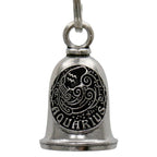 Milwaukee Leather MLB9155 Zodiac Aquarius Motorcycle Good Luck Bell w/ Key Ring-Key Chain Accessory for Bikers
