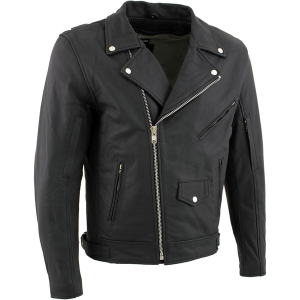 Milwaukee Leather LKM17010 Men's Reaper Premium Matte Black